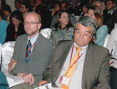 Hans-Peter Schons (li.) und Bernard Terrand bei der Eröffnungsveranstaltung der Zweiten Internationalen Tierschutzkonferenz vom 20. bis 22. Oktober 2008 in Ägypten