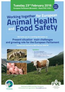 FESASS-FVE Veranstaltung Tiergesundheit im EP am 23. Februar 2016 in Brüssel
© FESASS