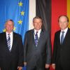 v.l.n.r.: Josef Hannen (ADR), ADT-Präsident Reimer Böge, Vizepräsident Hans-Benno Wichert (ZDS)