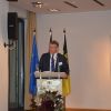 ADT-Präsident Böge begrüßt die Gäste im Europasaal der Landesvertretung von Baden-Württemberg